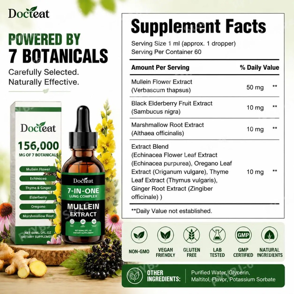 Docteat Gotas de Extracto de G - Herbal Wellness Drops reseña y precio