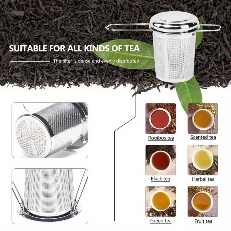 Infusor de Té de Malla de Acer - Nettle Leaf Tea reseña y precio