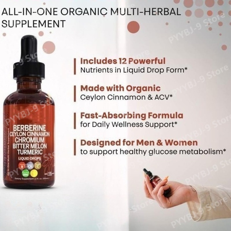 Gotas Líquidas de Berberina, C - Herbal Wellness Drops reseña y precio