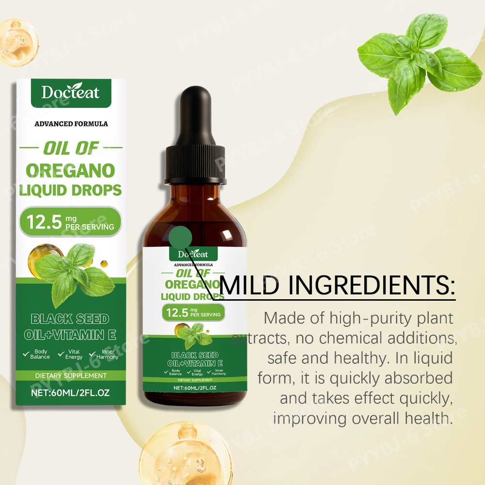 Aceite de Orégano en Gotas Líq - Herbal Wellness Drops reseña y precio
