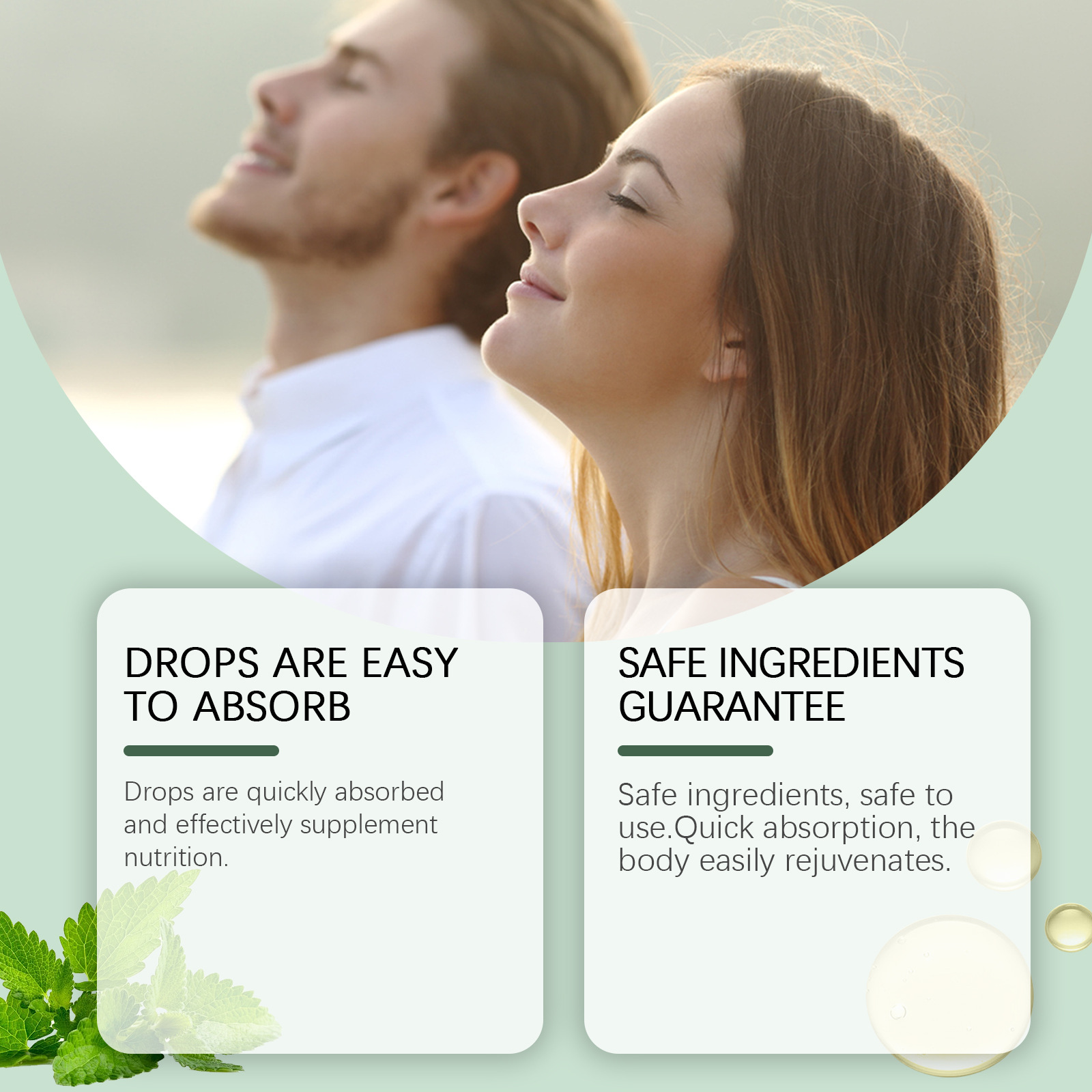 Gotas Herbales de Menta, Apoyo - Herbal Wellness Drops reseña y precio