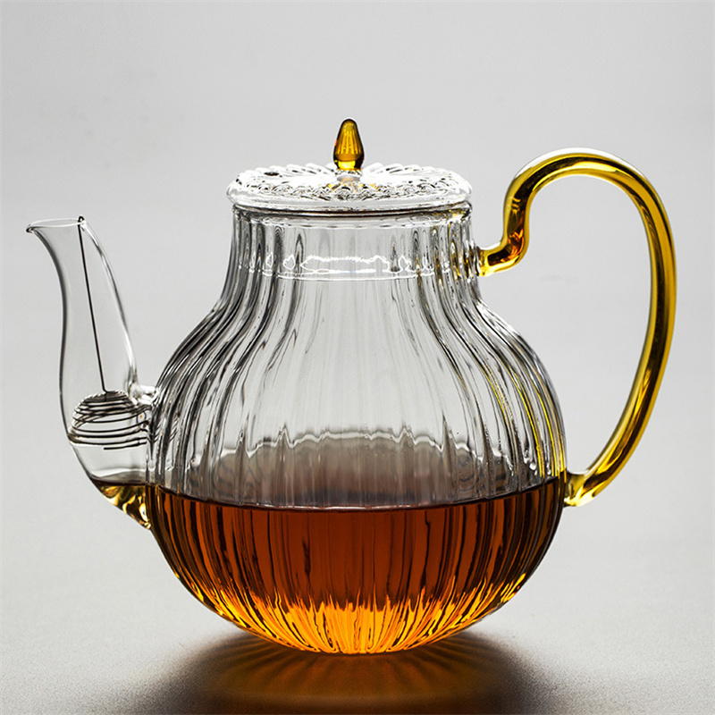 Tetera de Vidrio Rayado de 700 - Nettle Leaf Tea reseña y precio