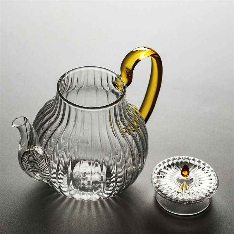 Tetera de Vidrio Rayado de 700 - Nettle Leaf Tea reseña y precio